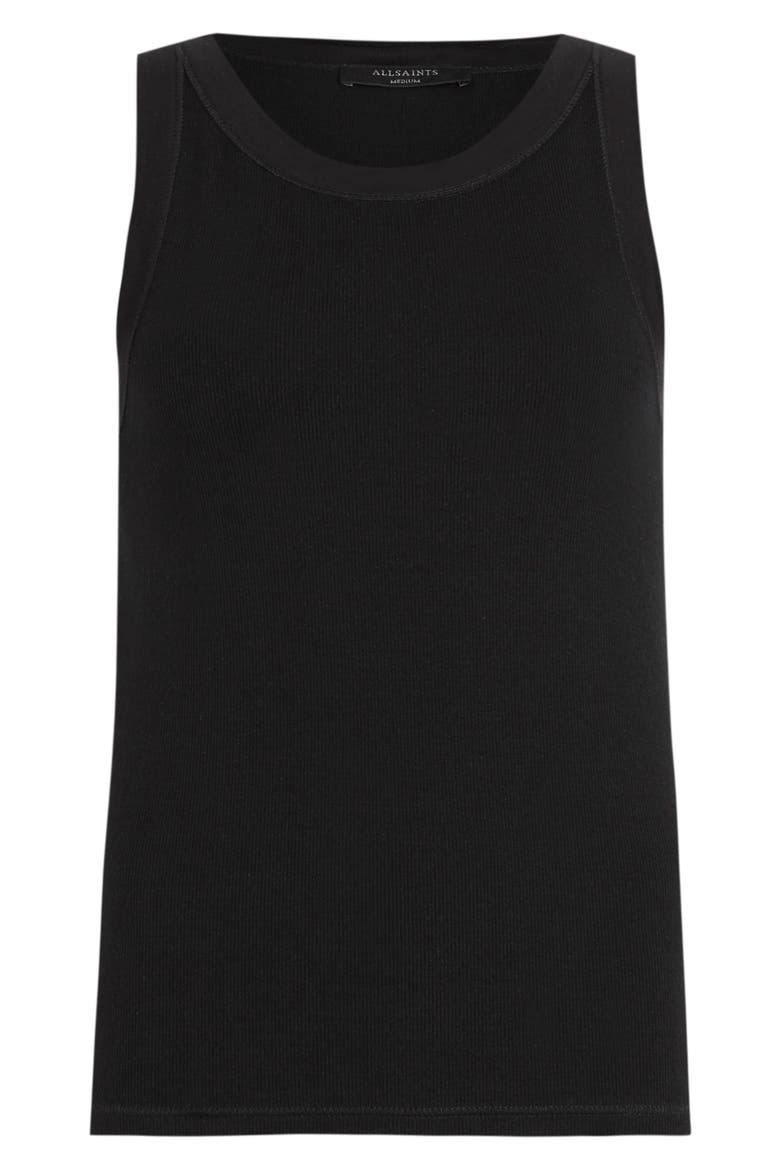 Rina Tank Top, Alternate, color, BLACK