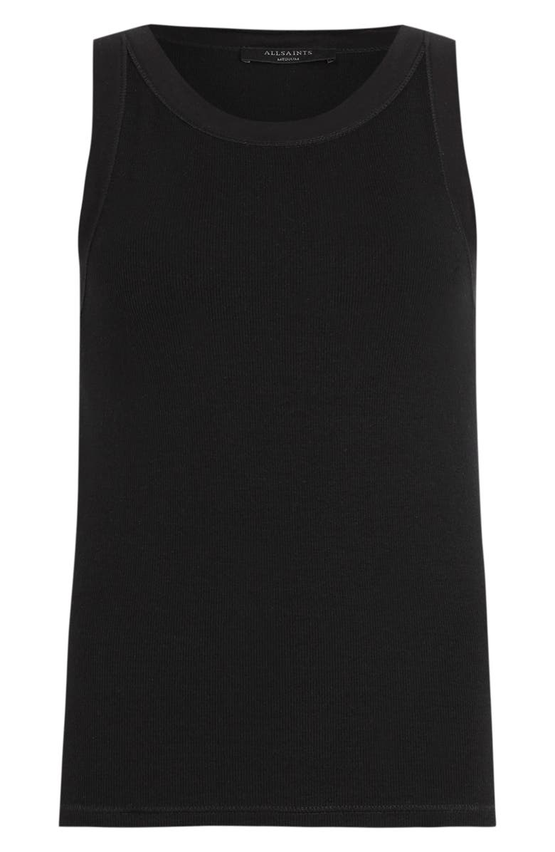 AllSaints Rina Tank Top, Alternate, color, Black