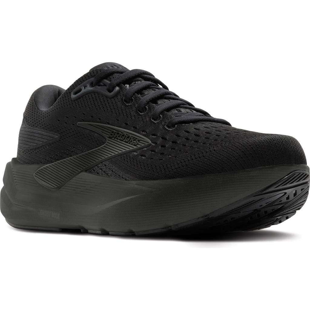 Brooks Ghost Max 3 Running Shoe In Black