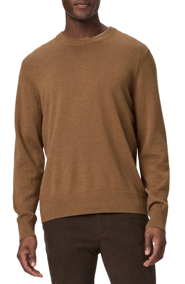 PAIGE Pershing Merino Wool & Cotton Sweater, Main, color, 