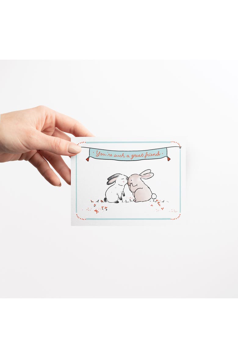 Everyday Assorted Greeting Card Pack (3ct) "Flowers, Bunnies, Rain Boots", Alternate, color, Multi-Pack