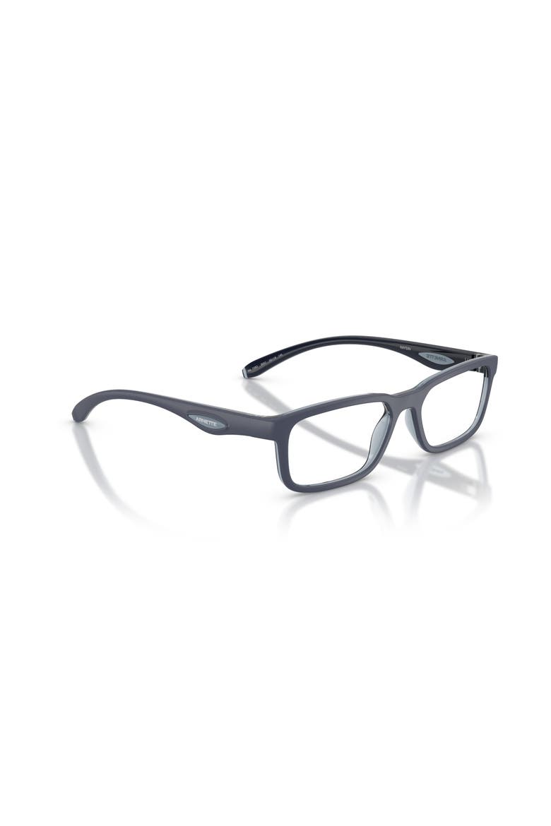 55mm Rectangle optical glasses, Alternate, color, Blue
