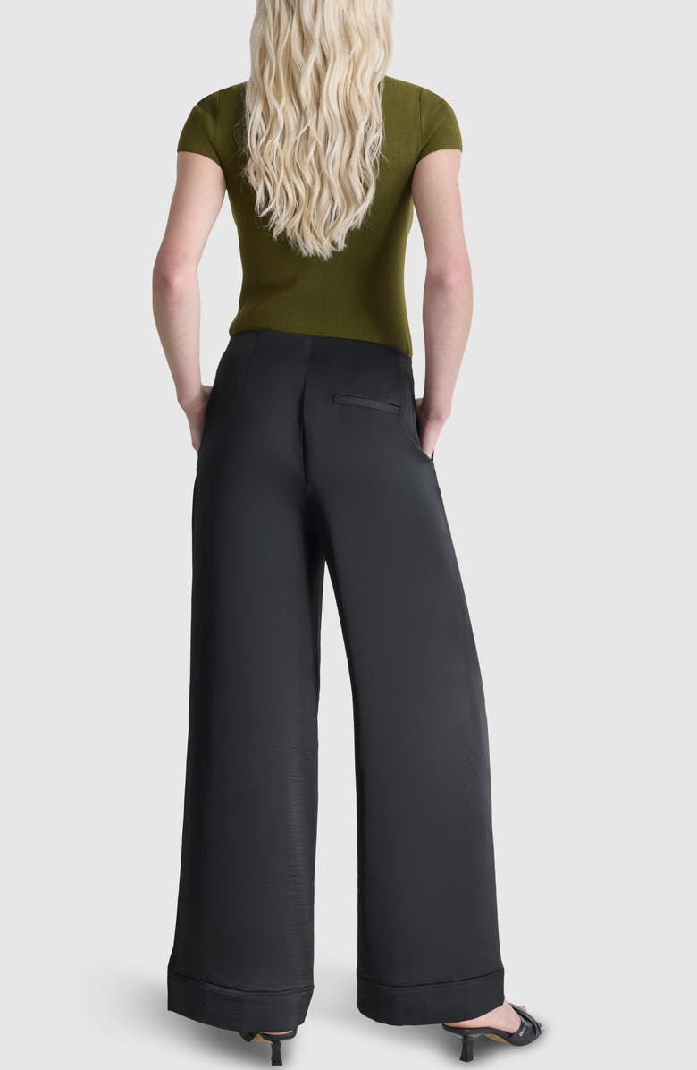 DKNY Wide Leg Pants, Alternate, color, Black