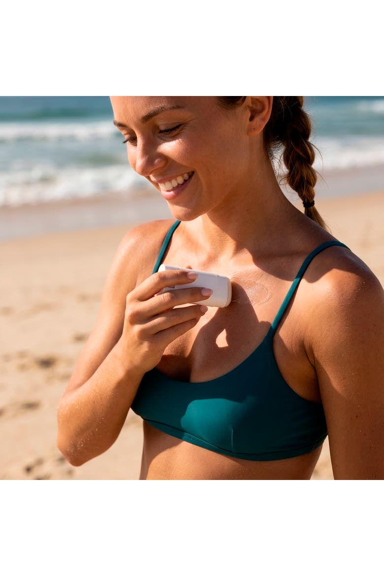 Mineral Zinc Oxide Sunscreen Stick SPF 50, Alternate, color, White