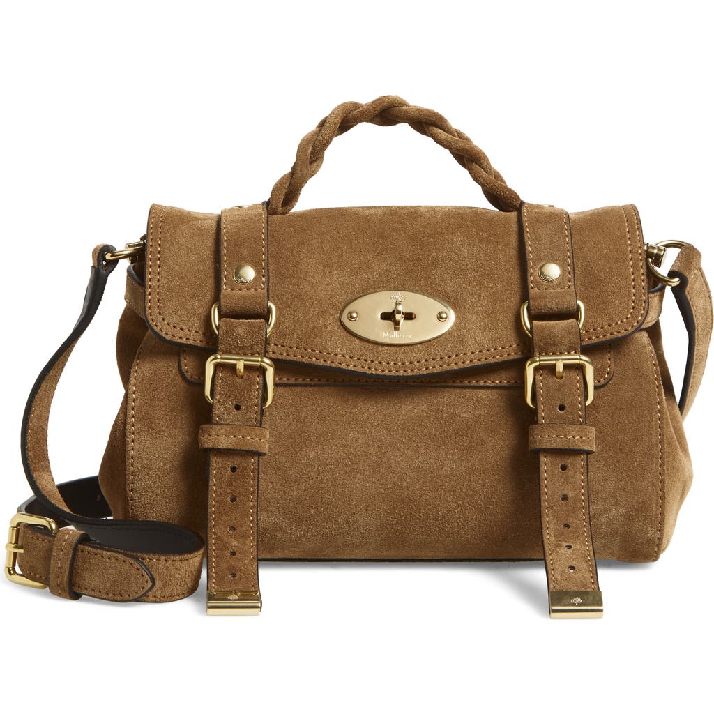 Mulberry Mini Alexa Suede Satchel