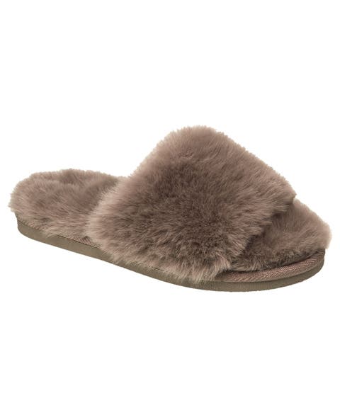 Slide Faux Fur Slipper