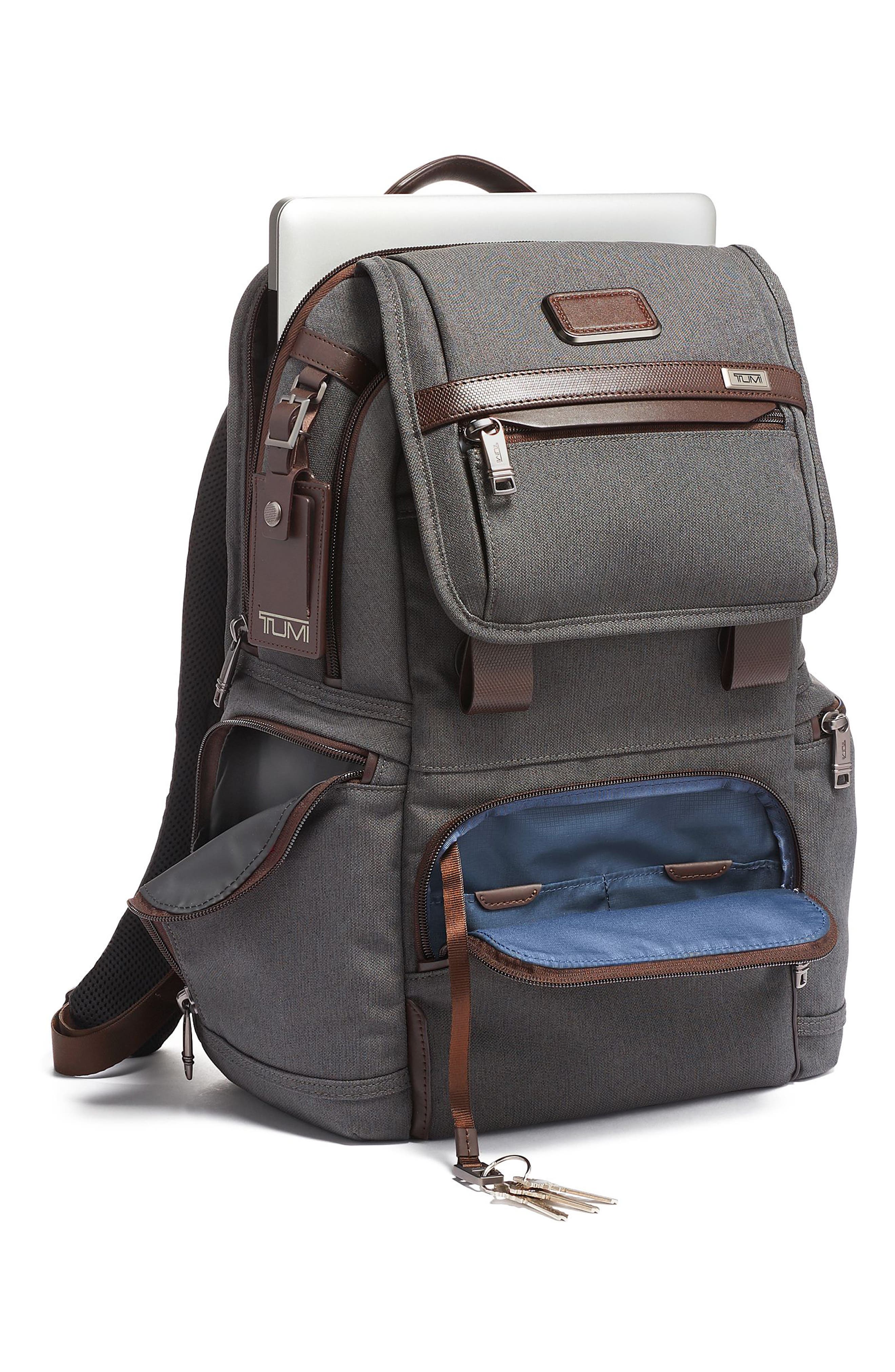 TUMI Alpha 3 Flap Backpack, Alternate, color, 