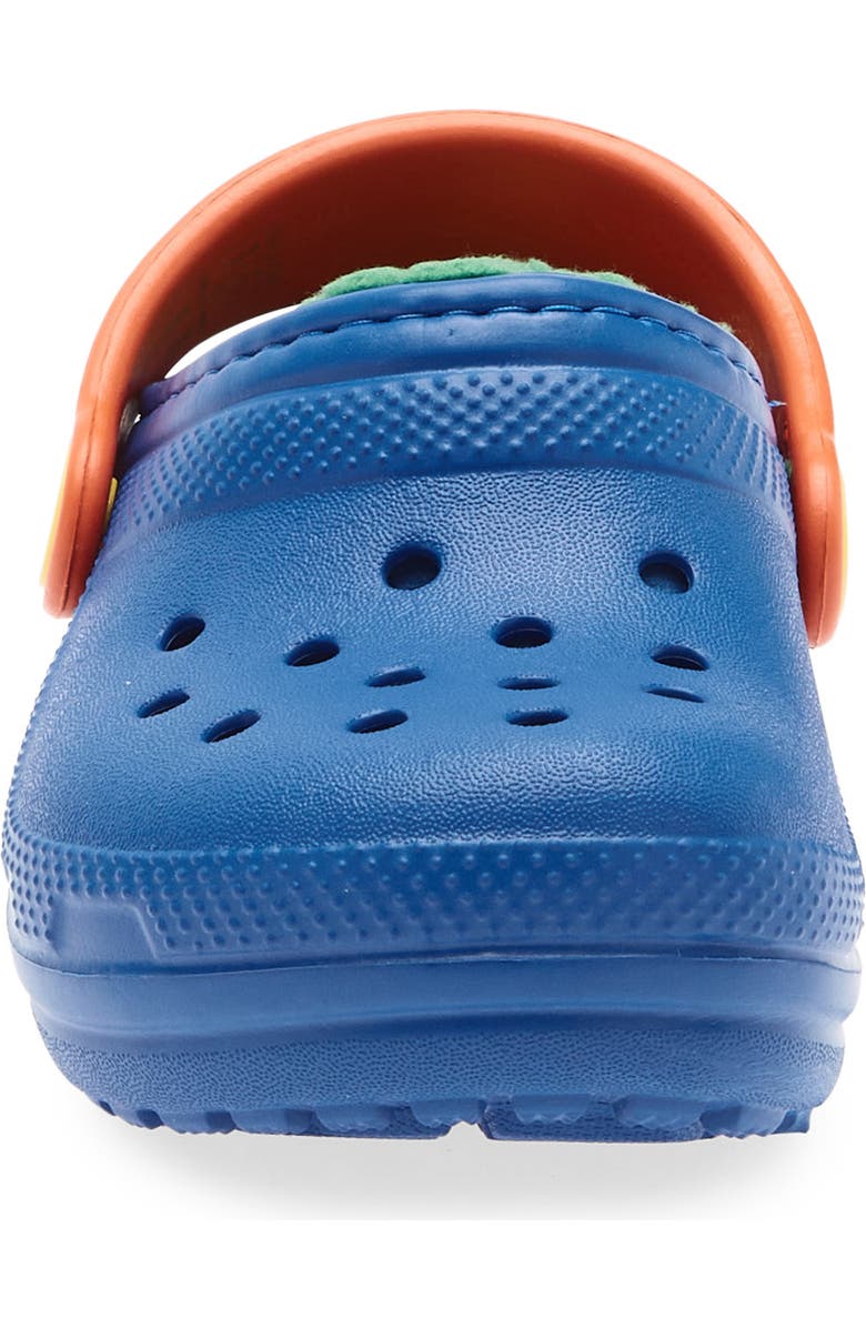 CROCS Kids' Classic Lined Clog, Alternate, color, Blue Bolt/ Multi