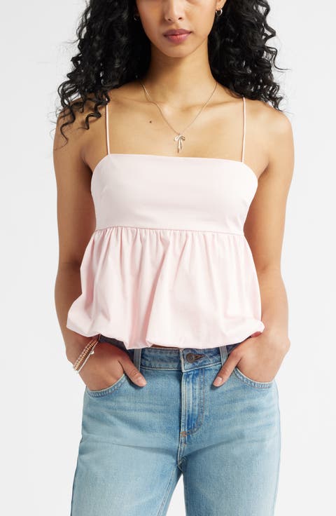 Bubble Hem Babydoll Camisole