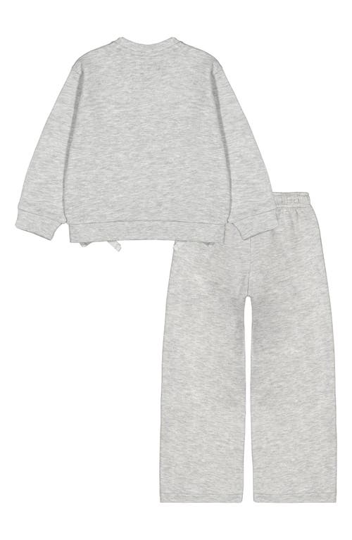 Joe's Jeans Bow Sweatshirt & Sweatpants Set In Gray