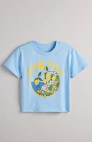 Treasure & Bond Kids' Crop Cotton Graphic T-Shirt