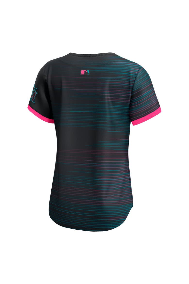 Women's Nike Black Miami Marlins 2025 City Connect Limited Jersey, Alternate, color, Black