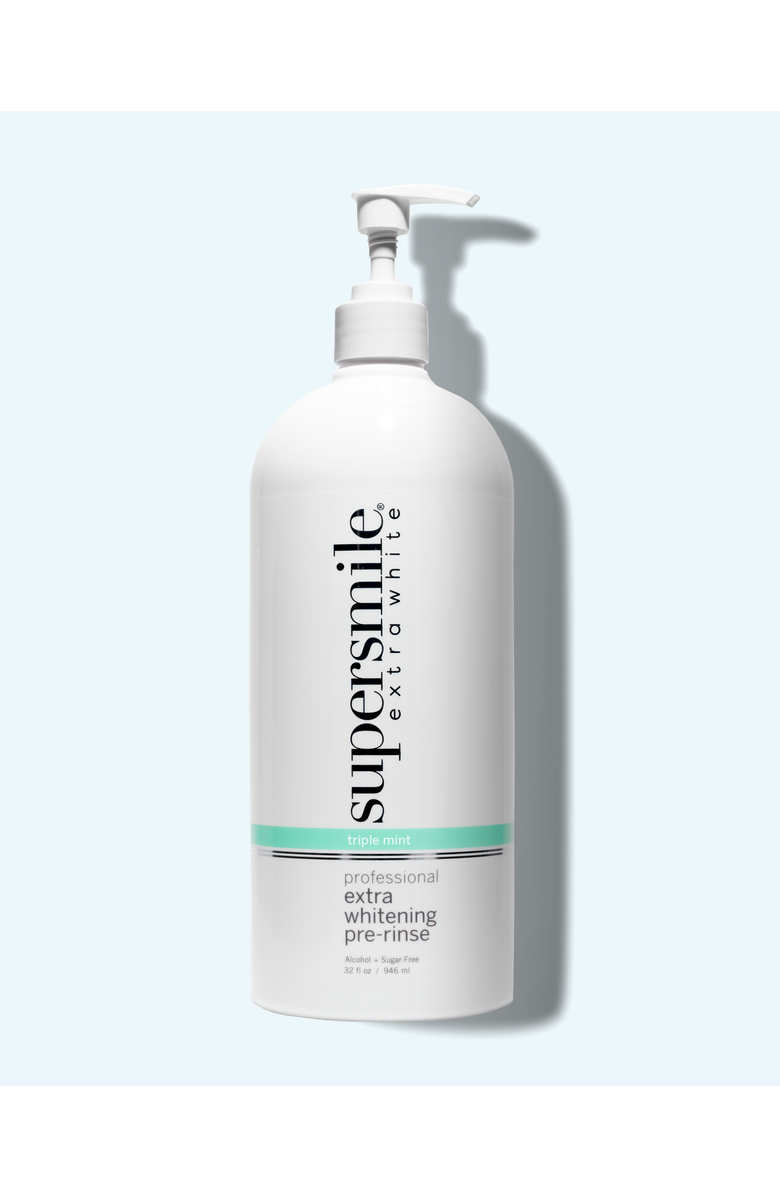 Supersmile Jumbo Extra White Pre-Rinse, Main, color, White