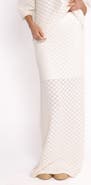 Petal & Pup Meera Pointelle Knit Maxi Skirt