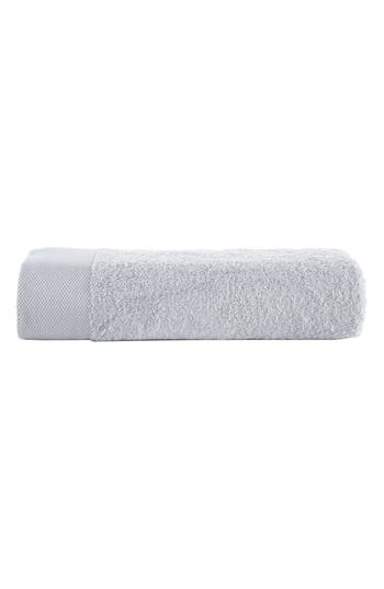 Brooks Brothers Signature Cotton Bath Towel In Gray