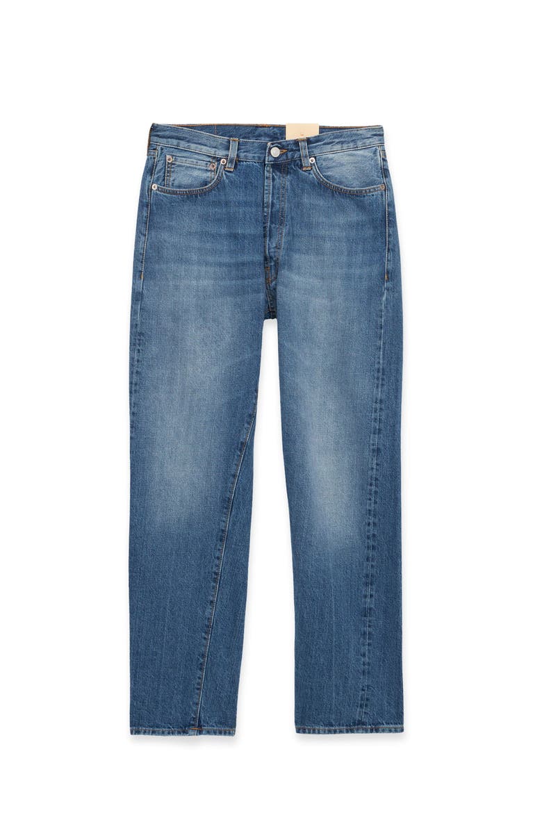 Fortela 912 Johnd Japan Selvedge 5-Pocket Regular Fit Stone Wash Denim, Main, color, Blue