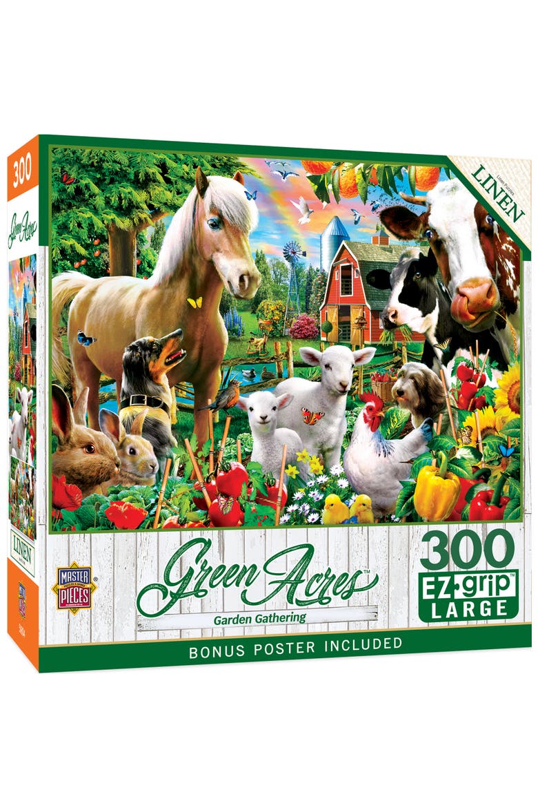 Garden Gathering 300 Piece Jigsaw Puzzle, Main, color, Multicolor