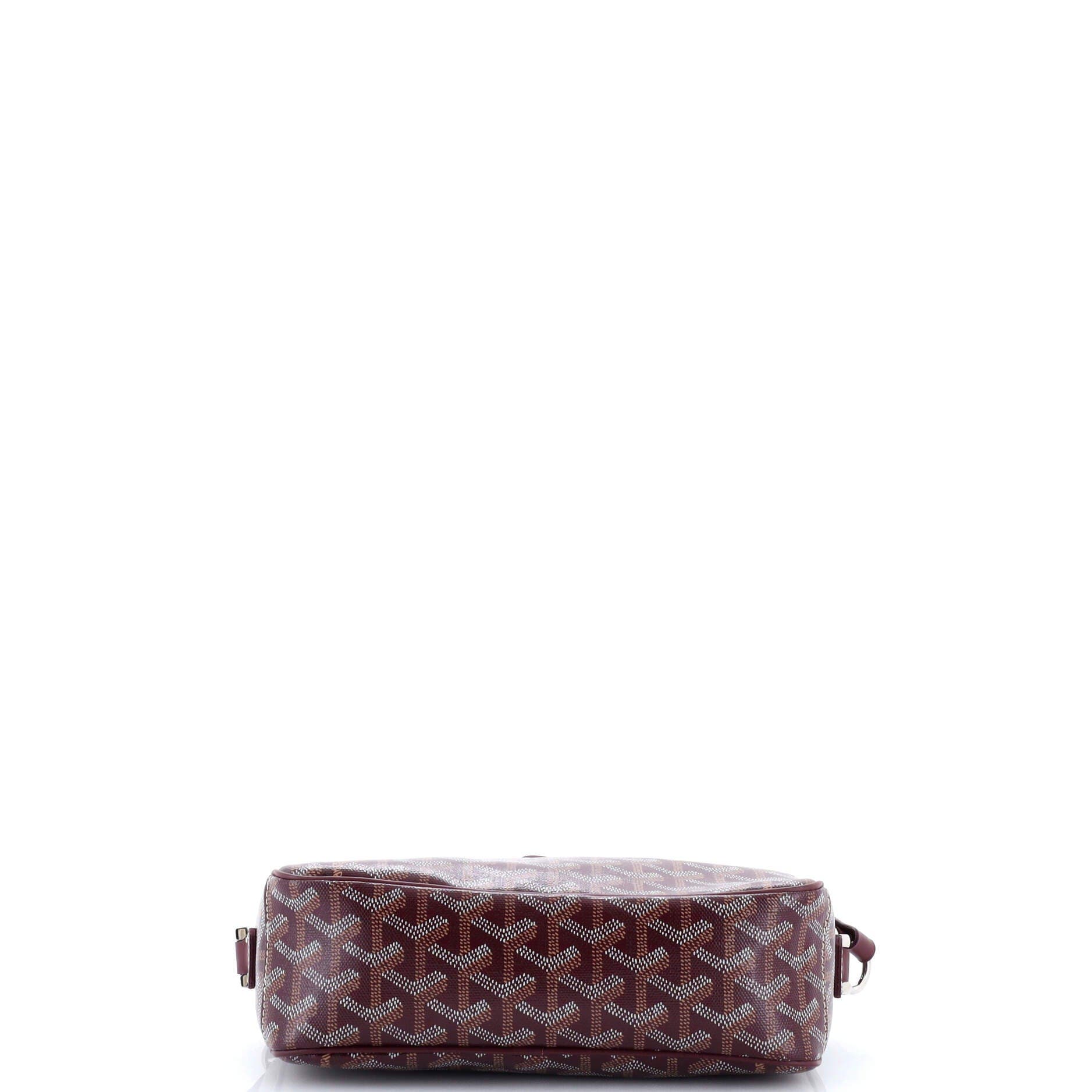 Pre-Owned Goyard Cap Vert Bag Coated Canvas, Alternate, color, Red