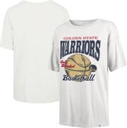 '47 Women's '47  White Golden State Warriors City Edition Down Court Sadie T-Shirt