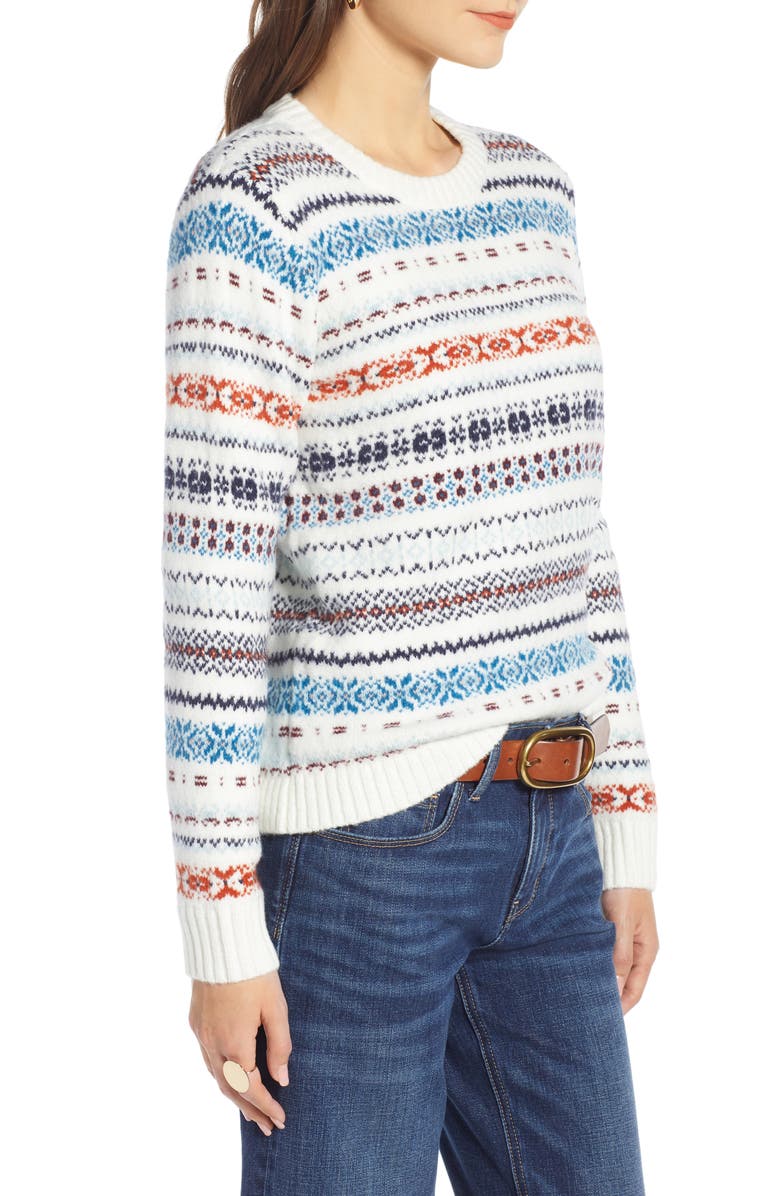 Treasure & Bond Fair Isle Sweater, Alternate, color, 