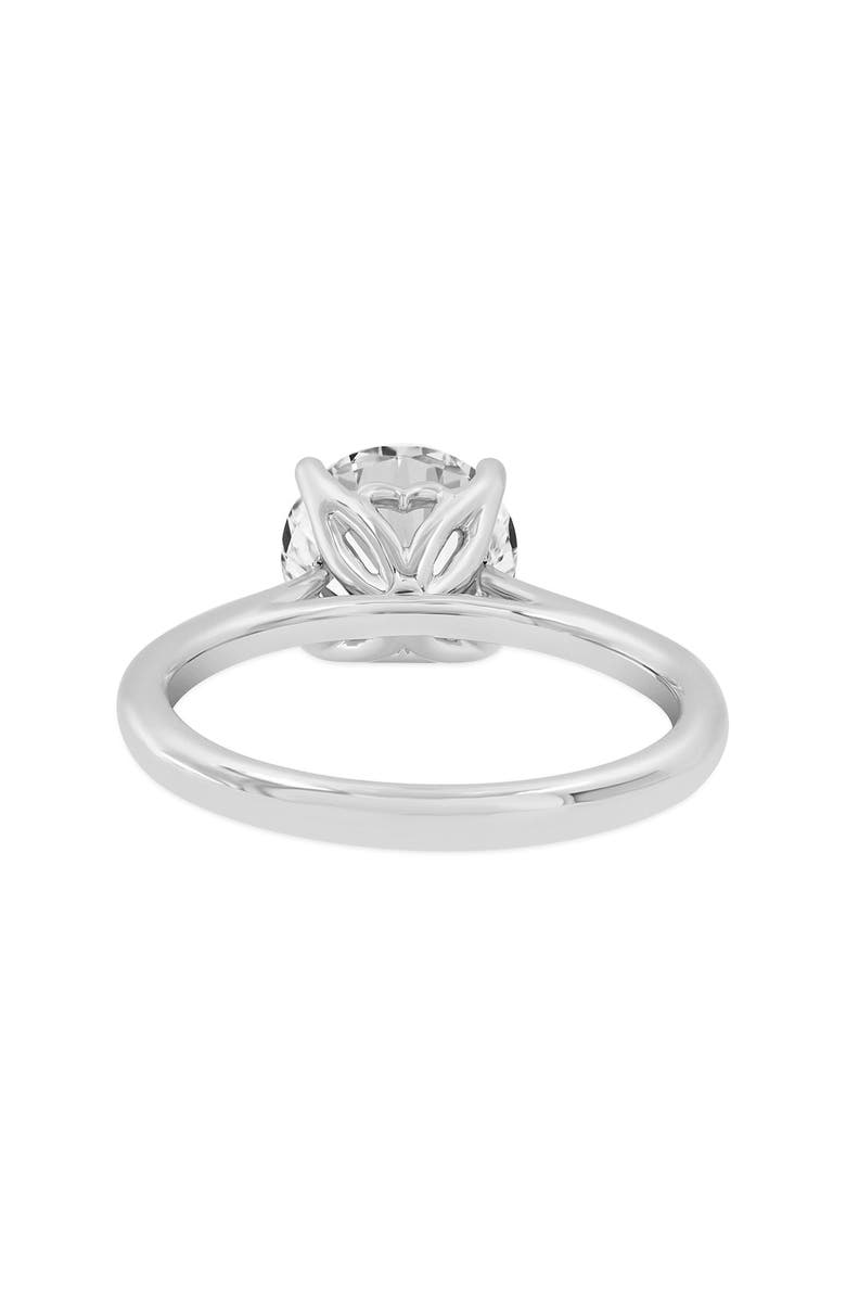 LuvMyJewelry Zoey 14K White Gold Round Cut Lab Grown Diamond Cathedral Engagement Ring - 2.5 Cts, Alternate, color, 