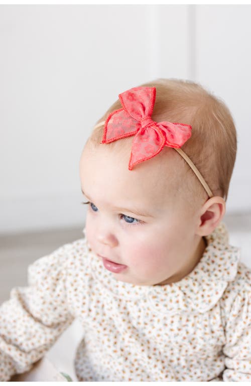 Little Poppy Co The Headband Mini Bow Set In The Dahlia