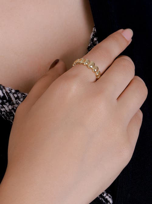 Devata Dome Puffy Ring In Gold