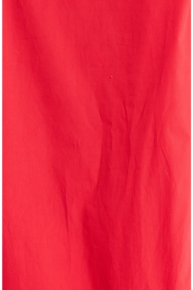 Maude Cotton Poplin Shirt Dress, Alternate, color, RED