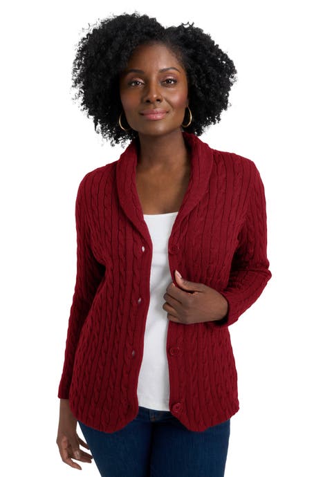 Cable Blazer Sweater (Plus Available)