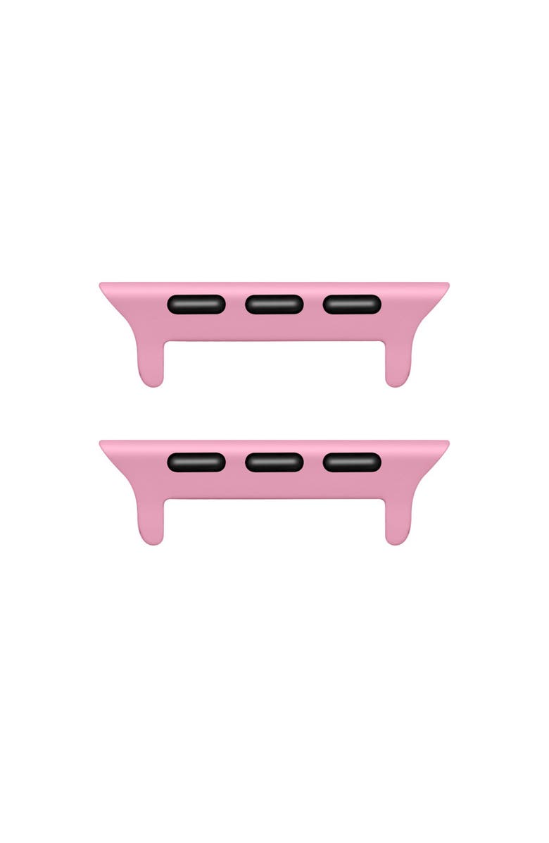 Posh Tech Cherry Bow Silicone Band for Apple Watch + Smartwatch, Alternate, color, Cherry Coquette