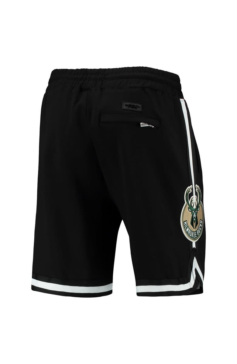 PRO STANDARD Men's Pro Standard Giannis Antetokounmpo Black Milwaukee Bucks Player Replica Shorts, Alternate, color, 