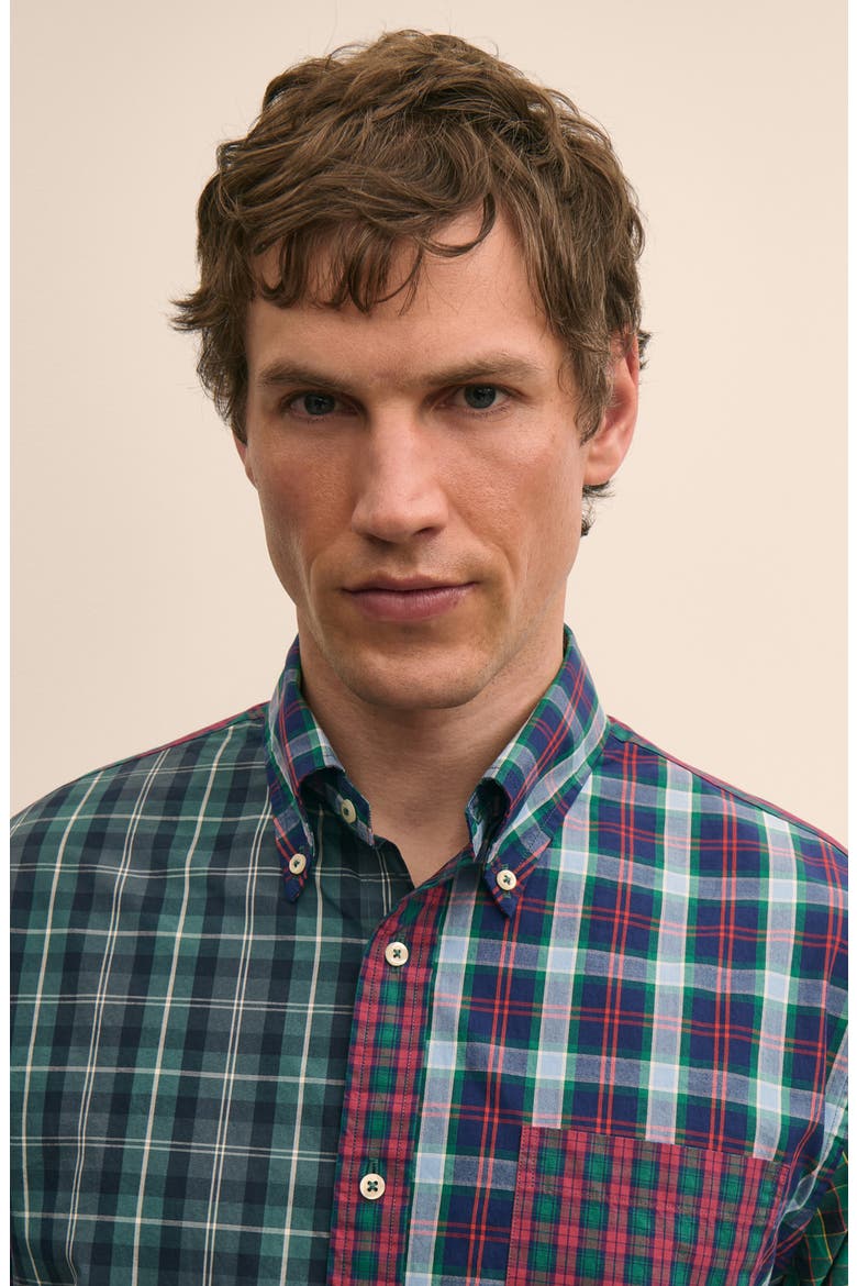 Fun Tartan Cotton Shirt, Alternate, color, TARTANFUN