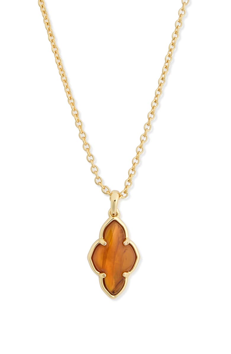 Kendra Scott Abbie Framed Pendant Necklace, Main, color,