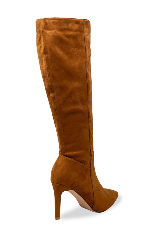 Chase & Chloe Chase And Chloe Knee High Boot In Brown