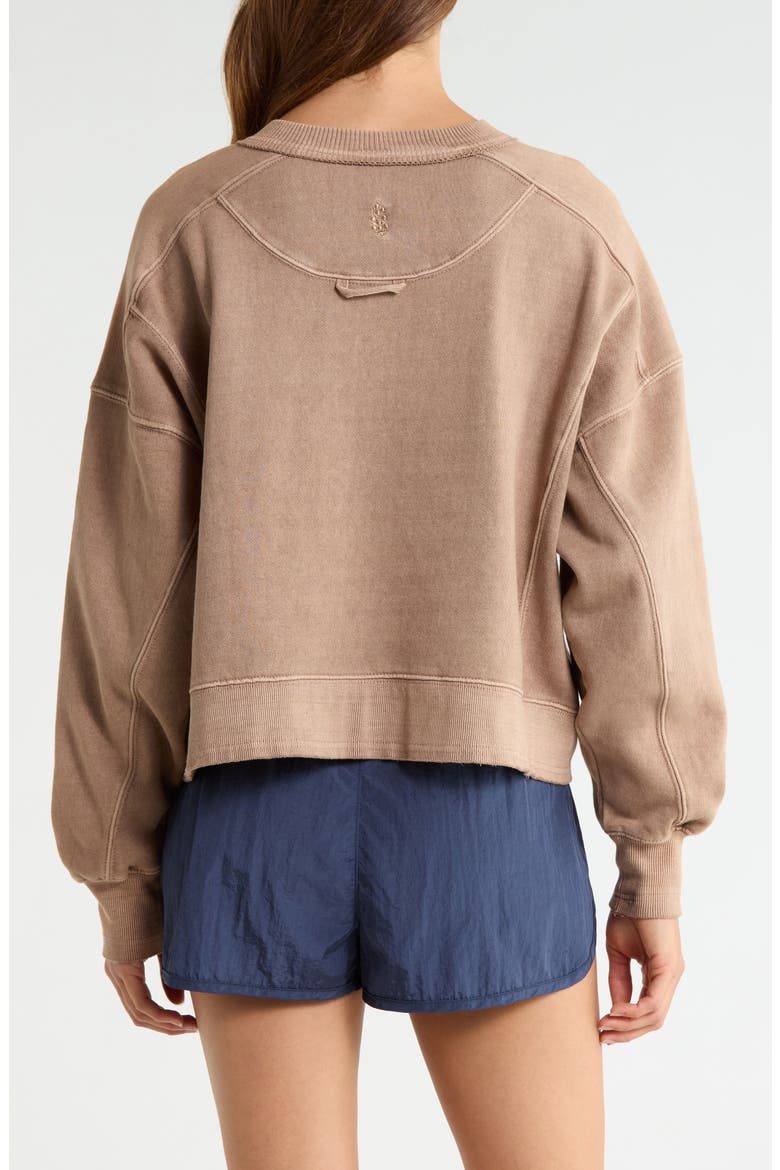 FP Movement Intercept Cotton Blend Sweatshirt, Alternate, color, SANDY