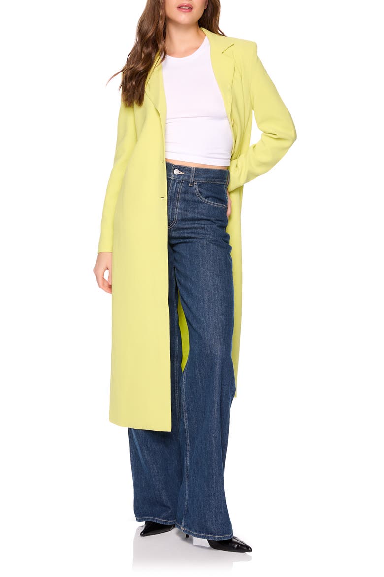 Pebble Midi Blazer, Main, color, CELERY