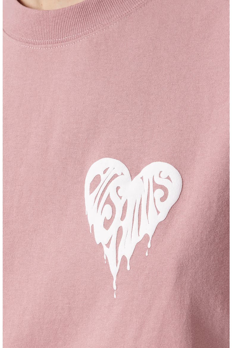 Trip Lisa Boxy Cotton Graphic T-Shirt, Alternate, color, WOODROSE PINK