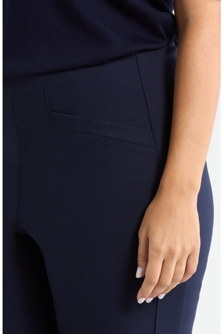 Stella Pull-On Kick Flare Ponte Pants, Alternate, color, CADET BLUE