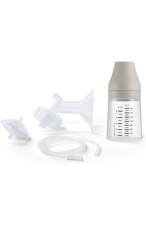 Premium Breast Milk Pump Accessory Kit with Baby Bottles