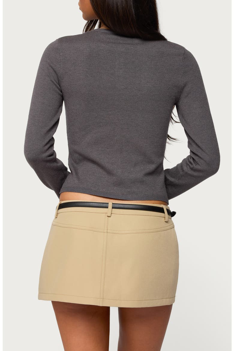 Hestia Double Breasted Cardigan, Alternate, color, DARK-GRAY