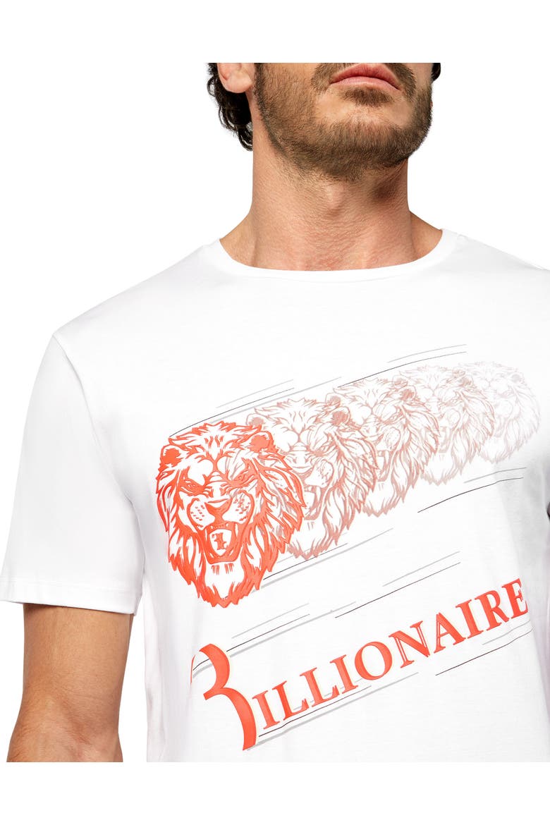 T-Shirt Round Neck Men, Alternate, color, white
