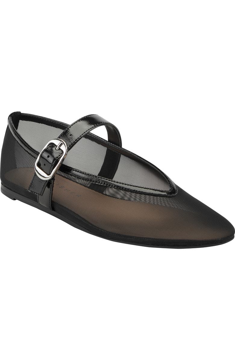 Marc Fisher LTD Godina Mesh Mary Jane Flat, Main, color,