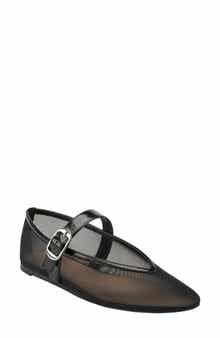 Godina Mesh Mary Jane Flat