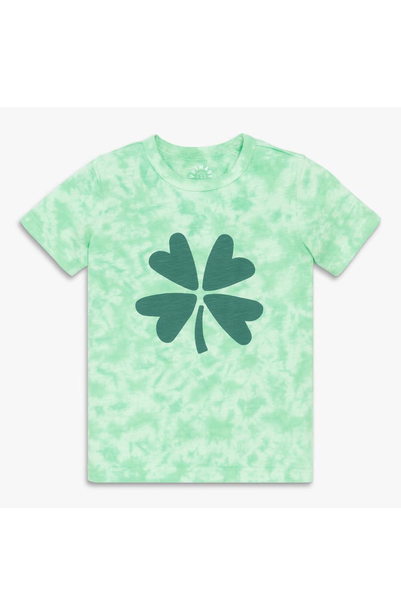 Primary Kids Tie-Dye Clover Tee, Main, color, Tie-Dye Clover