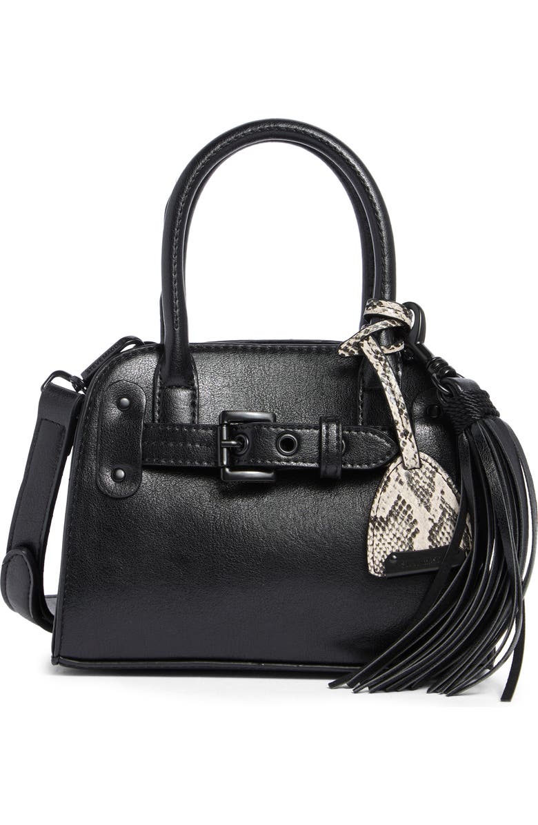 Steve Madden Phoenix Satchel Bag, Main, color, Black