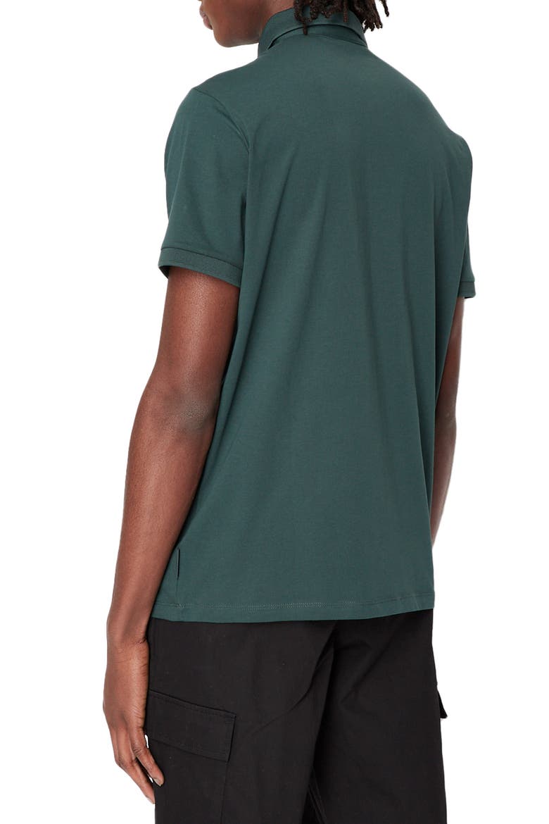 Milano/New York Logo Polo, Alternate, color, GREEN GABLES