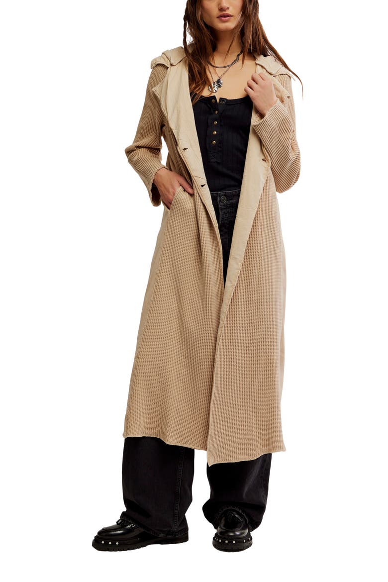 Landon Knit Duster, Main, color, SAND
