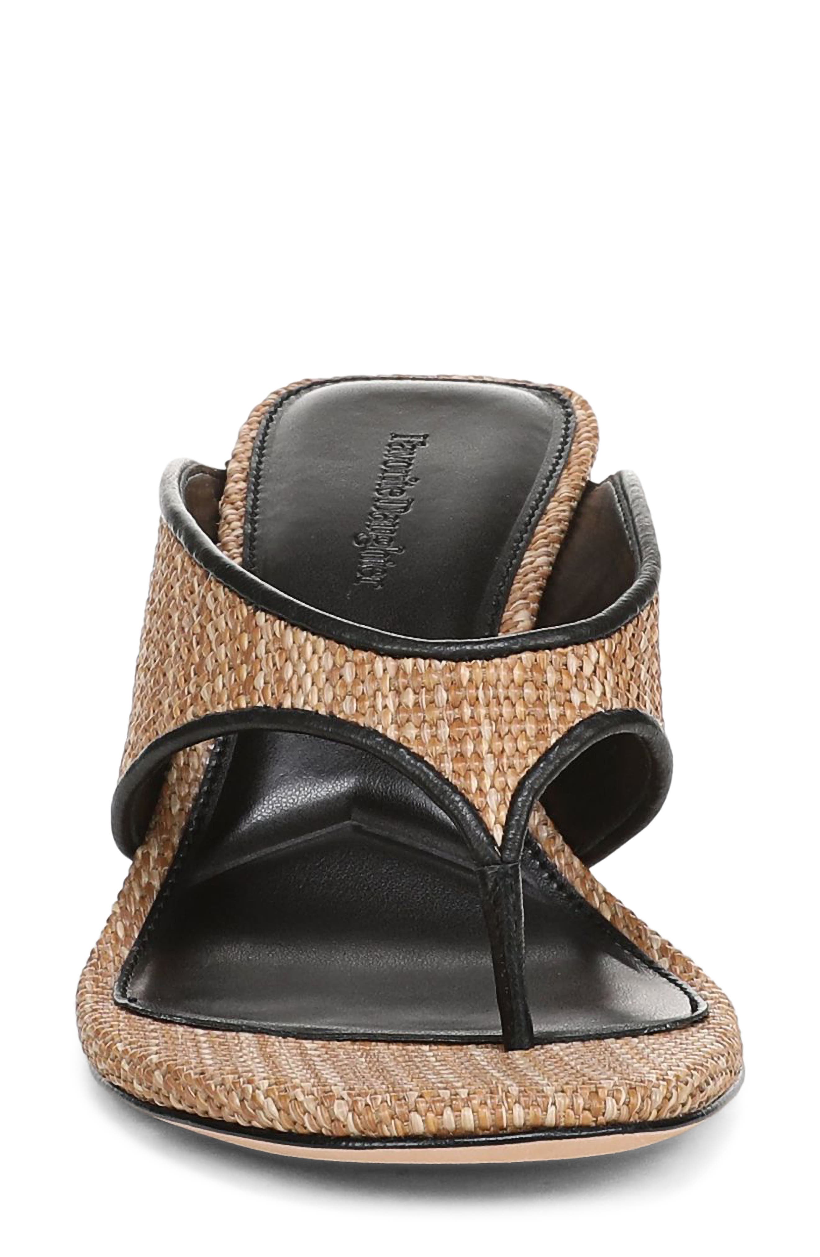 Emerson Wedge Sandal, Alternate, color, NATURAL/ BLACK