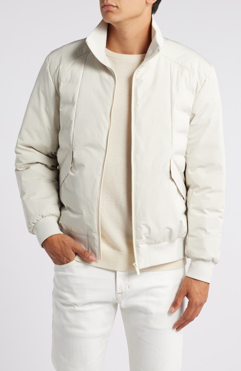 BOSS Chymero Water Repellent Jacket, Main, color, Open White