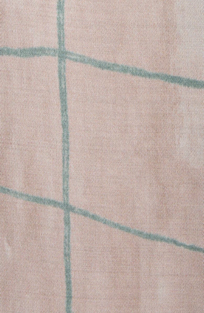 Acne Studios Setar Paint Check Button-Up Shirt, Alternate, color, Pink/ Grey